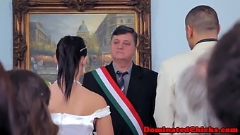 Post-Marriage, A Stunning Bride Is Subjected To Domination And Bondage