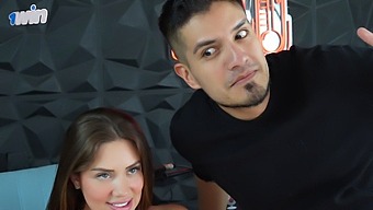 Sara Blonde And Crispasquel'S Wild Podcast Leads To Big Natural Tits And Cum