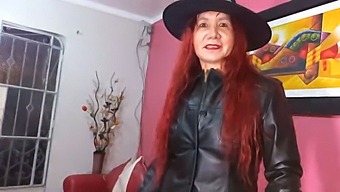 The Stunning Mature Beauty Transforms Into A Seductive Enchantress On All Hallows' Eve