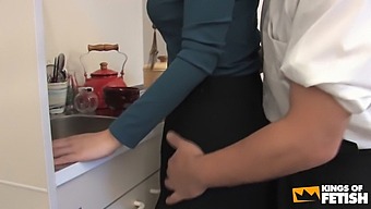 A Japanese Maid Indulges In Self-Pleasure With Sex Toys Under Her Employer'S Watchful Eye