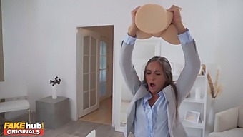 Busty British Babe Lara Lee Gets Face Fucked And Covered In Cum