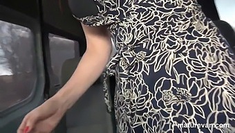 A Mature Woman Offers A Ride To A Stranded Couple In A Van