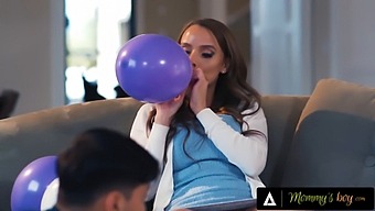 Stepmom Seduced By Pervy Stepson And His Friend For Double Penetration