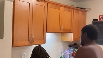 Black Pornstar Makes Her Partner Bend Over For Punishment